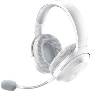 Headset Gamer Sem Fio Razer Barracuda X, Driver 40mm, Microfone Removível, Bateria 50h, Multiplataforma, Wireless 2.4GHz, Bluetooth, Mercury White - RZ04-04430200