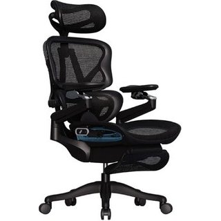 Cadeira Office Elements EOS, Até 120kg, Reclinável, Malha, Preta - 72124