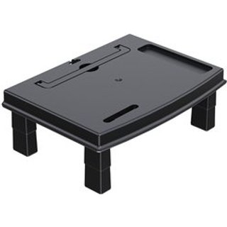 Suporte Ergonômico para Monitor e Notebook Reliza Ergonew 4, Ajuste com 4 Níveis de Altura, Preto - 11380