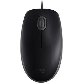 Mouse com fio USB Logitech M110 com Clique Silencioso, Design Ambidestro e Facilidade Plug and Play, Preto - 910-006756