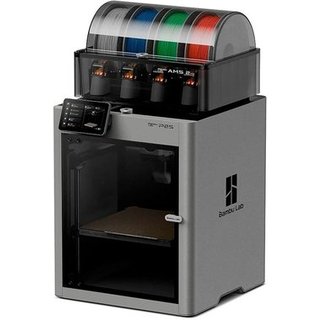 Impressora 3D Bambu Lab P2S Combo, com AMS, Fechada, 256x256x256mm, 127V, Cinza - PF004-U+SA007LV
