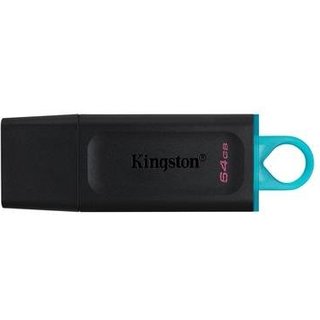 Pen Drive 64GB Kingston DataTraveler Exodia, USB 3.2, Preto e Azul - DTX/64GB