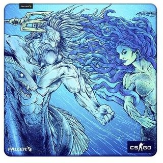 Mousepad Gamer Fallen Medusa, Grande, 450x450mm, Speed++, Azul - MP-CS-ME-SMM-GR