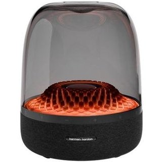 Caixa de Som Harman Kardon Aura Studio 4, Bluetooth, 100W RMS, Bivolt, Iluminação Efeito Diamante, Preto - HKAURAS4BLKBR