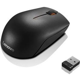 Mouse Sem fio Lenovo 300, Wireless, Ambidestro, Preto - GX30K79401