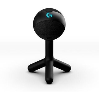 Microfone Gamer Logitech G Yeti Orb com RGB LIGHTSYNC, USB Plug and Play para Gravação de Conteúdo e Streaming, Preto - 988-000550