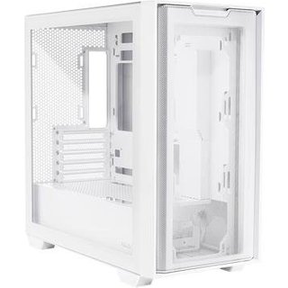 Gabinete Gamer ASUS Prime A21, Mid Tower, M-ATX, Lateral em Vidro Temperado, Sem FANs, Branco - 90DC00H3-B00000