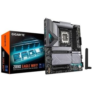 Placa-Mãe Gigabyte Z890 EAGLE WIFI7, Intel, ATX, DDR5, RGB, Wi-Fi 7, Bluetooth, Preto - Z890 EAGLE WIFI7