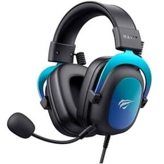 Headset Gamer Havit H2002U Pro, High-end, Surround Virtual 7.1, Espuma De Memoria, Preto e Azul - HV-H2002U Pro