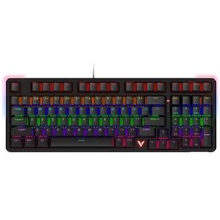 Teclado Mecânicos Gamer Rapoo V500PRO-98, Iluminação Personalizável e Anti-Ghosting Completo, Preto - V500PRO-98