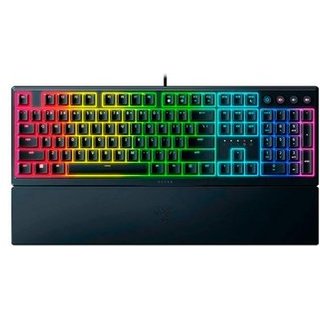 Teclado Gamer Razer Ornata V3, Chroma RGB, Switch Mecha-Membrane, Low Profile, Layout US, Preto - RZ03-04460200-R3U1
