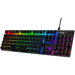 Teclado Mecânico Gamer HyperX Alloy Origins, RGB, Switch HyperX Red, ABNT2, Preto - 4P4F6A2#AC4