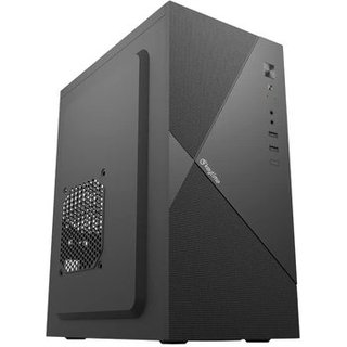 Gabinete Keytime Edge, Micro-ATX, Painel Lateral Ventilado, Sem Fans, Preto - KYT00045