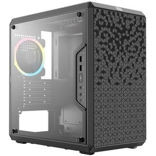 Gabinete Cooler Master MasterBox Q300L, Mini Tower, Rainbow, 1x Fan, Preto - MCB-Q300L-KANN-S01