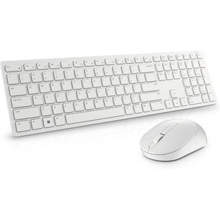 Kit Teclado e Mouse Sem Fio Dell Pro, 4000 DPI, ABNT2, Branco Gelo - KM5221W
