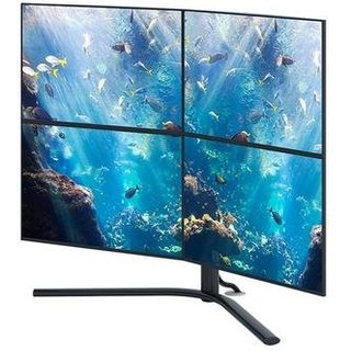 Suporte para 4 Monitores Até 24 Octoo Clipway 4, Fixo ou Móvel, Preto - 8500