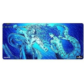 Mousepad Gamer Fallen Cs: Medusa, Estendido, 900x400mm, Speed++, Azul - MP-CS-ME-SMM-ES