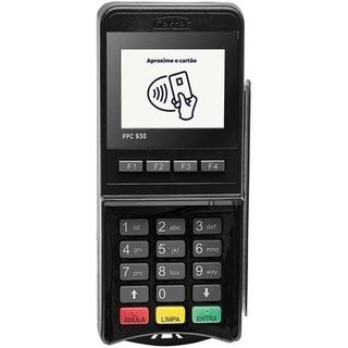 Pin Pad Gertec PPC930 V5, USB, Tecnologia NFC, Preto e Fume - 705.0003.5