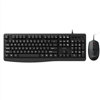 Kit Teclado e Mouse AOC KM170, USB, ABNT2, Preto, W2CH7TSNH