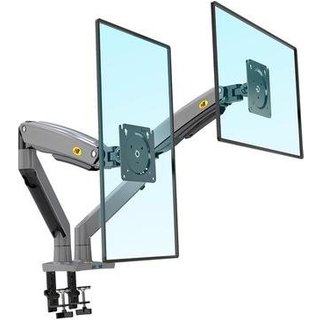 Suporte para 2 Monitores North Bayou, 22 a 32", Pistão a Gás, Morsa - NB-G75
