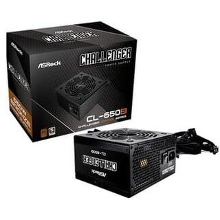 Fonte ASRock Challenger 650B, 650W, 80 PLUS, Bronze, Preto - 90-UXC065-BNBAAA