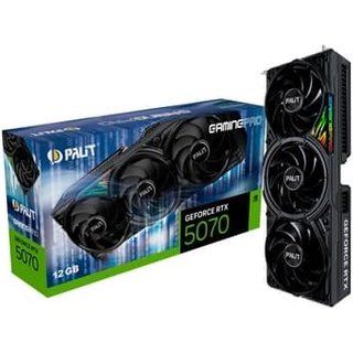 Placa de Vídeo Palit RTX 5070 GamingPro NVIDIA GeForce, 12GB, GDDR7, ARGB SYNC EVO, G-Sync, Ray Tracing, DLSS 4 - NE75070019K9-GB2050A