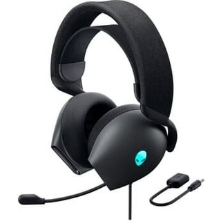 Headset Gamer Dell Alienware AW520H, RGB, USB, Espuma de Memória, Preto - 520-BBCK