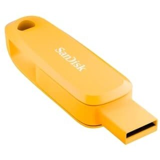 Pen Drive SanDisk 512GB, Tipo C e Tipo A, Amarelo - SDDDC6-512G-G46YD