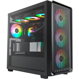 Gabinete Gamer Montech X5M, Micro-ATX, Vidro Temperado, 4X Fans, Preto - X5MBK