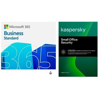 Microsoft 365 Business Standard ESD - Digital para Download + Kaspersky Small Office Security 5 usuarios + 5 PCs + 5 mobile 1 ano ESD