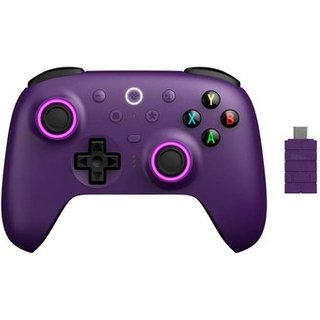 Controle Wireless 8BitDo Ultimate 2, Efeito Hall, 2.4G, com Dock, p/ PC e Android, Roxo - 81HE03