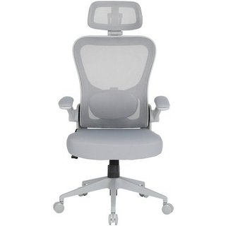 Cadeira Office DT3 Vita H, Até 120Kg, Reclinável, Braço 4D, Cilindro de Gás Classe 4, Malha, Preta com Estrutura Cinza - 14557-2