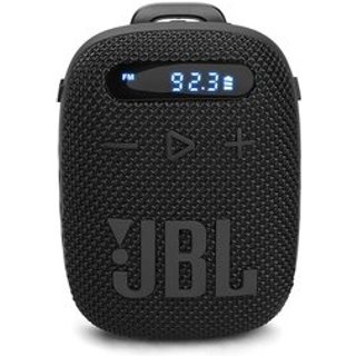 Caixa de Som Portátil JBL Wind 3, para Bicicleta, Bluetooth, À Prova d'Água, Preta - JBLWIND3BR