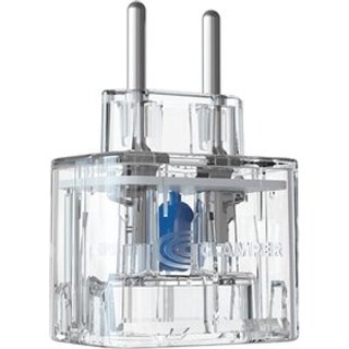 Protetor Contra Surtos Elétricos (DPS), 127/220V, 10 Amperes, 1 Tomada, 2 pinos, iCLAMPER Pocket LCF, 2P 10A, Transparente - 28510
