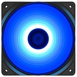Cooler Fan Deepcool RF120B, 120mm, LED Azul, Preto - DP-FLED-RF120-BL