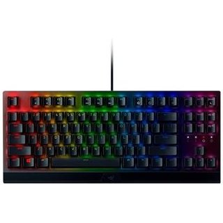 Teclado Mecânico Gamer Razer BlackWidow V3 Tenkeyless, Chroma Razer RGB, Switch Yellow, US, Preto - RZ03-03491800-R3M1