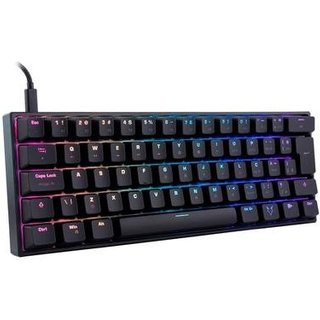 Teclado Mecânico Gamer Husky Blizzard, 60%, RGB, Switch Gateron Brown, ABNT2, Preto - HTG001PTMA