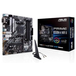Placa Mãe Asus Prime B550M-A, Wi-Fi II - 90MB19X0-M0EAY0