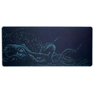 Mousepad Dazz Hybrid Daskmat Dark Octopus, Extra Grande 900x400mm, Borda Costurada, Preto - 62000142