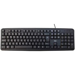 Teclado Slim Multi, USB, ABNT2, Resistente Água, Preto - TC065
