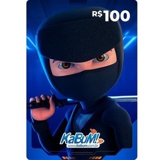 Gift Card KaBuM: 100 Reais - Código Digital