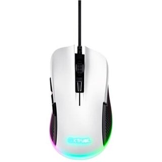 Mouse Gamer GXTrust 922W Ybar RGB, 6 Botões, 7200 DPI, USB, Branco - 24730