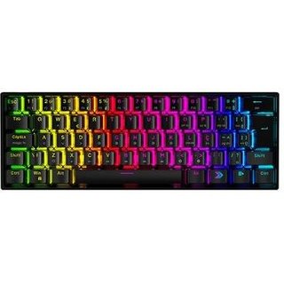Teclado Mecânico Gamer KBM! GAMING TG600, Preto, 60% e ABNT2, RGB, Switch Gateron Blue - KGTG600PTAZ