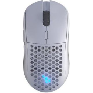 Mouse Sem Fio Gamer Fallen Pantera PRO Wireless, 26000 DPI, RGB, 68,70g, Branco - MO-FN-PA-PRO-WL-BR