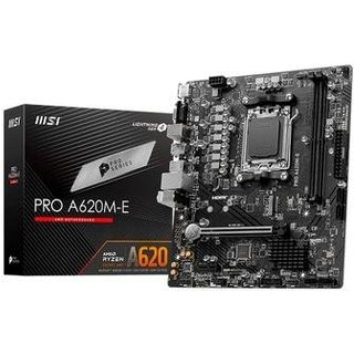 Placa-Mãe MSI Pro A620M-E, AMD AM5, M-ATX, DDR5, Preto - PRO A620M-E