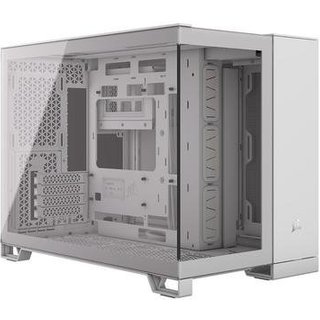 Gabinete Gamer Corsair 2500X, Mini-Tower, M-ATX, Frente e Lateral em Vidro Temperado, Sem FANs, Branco - CC-9011266-WW