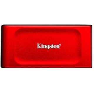 SSD Externo Kingston XS1000, 2 TB, USB 3.2 Gen 2x2, Portátil, Leitura: 1050 MB/s, Gravação: 1000 MB/s, Vermelho - SXS1000R/2000G