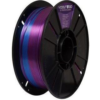 Filamento Voolt PLA Duo Color Ametista e Azul Safira, 1Kg - PL-DU-AT/AZ-SA-SK-1