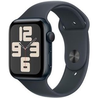 Apple Watch SE GPS, Caixa Meia-Noite de Alumínio de 44 mm, Pulseira Esportiva Meia-Noite, Tamanho M/G - MXEK3BE/A