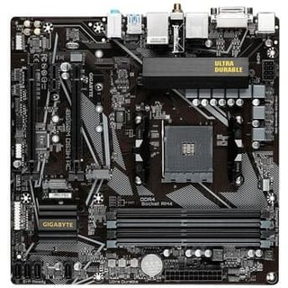 Placa Mãe Gigabyte B550M DS3H AC, Rev 1.4, AMD AM4, Micro ATX, DDR4 ,Wi-Fi, Bluetooth - B550M DS3H AC - 9MB55MDHC-00-G17 Rev 1.7